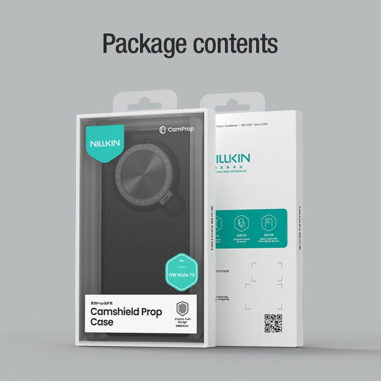 For Huawei Mate 70 NILLKIN Black Mirror Prop CD Texture Mirror Phone Case(Black) - Huawei Cases by NILLKIN | Online Shopping UK | buy2fix