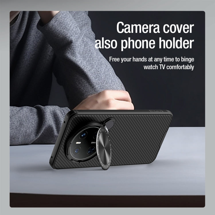 For Huawei Mate 70 NILLKIN Black Mirror Prop CD Texture Mirror Phone Case(Black) - Huawei Cases by NILLKIN | Online Shopping UK | buy2fix