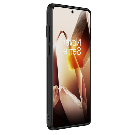 For OnePlus 13 NILLKIN Black Mirror Prop CD Texture Mirror Phone Case(Black) - OnePlus Cases by NILLKIN | Online Shopping UK | buy2fix