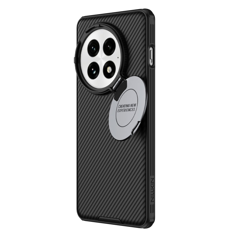For OnePlus 13 NILLKIN Black Mirror Prop CD Texture Mirror Phone Case(Black) - OnePlus Cases by NILLKIN | Online Shopping UK | buy2fix