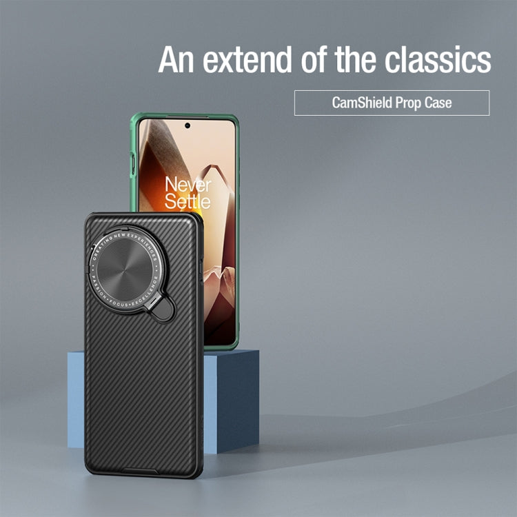 For OnePlus 13 NILLKIN Black Mirror Prop CD Texture Mirror Phone Case(Black) - OnePlus Cases by NILLKIN | Online Shopping UK | buy2fix
