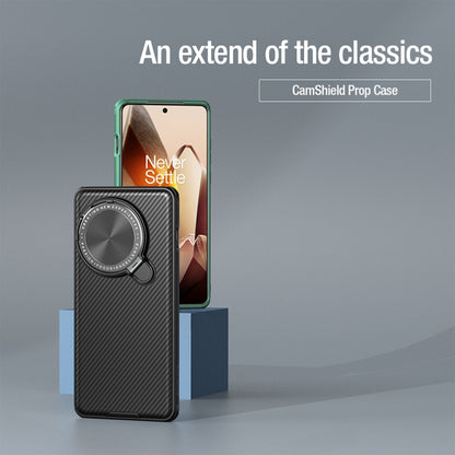 For OnePlus 13 NILLKIN Black Mirror Prop CD Texture Mirror Phone Case(Black) - OnePlus Cases by NILLKIN | Online Shopping UK | buy2fix
