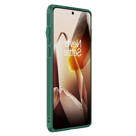For OnePlus 13 NILLKIN Black Mirror Prop CD Texture Mirror Phone Case(Green) - OnePlus Cases by NILLKIN | Online Shopping UK | buy2fix