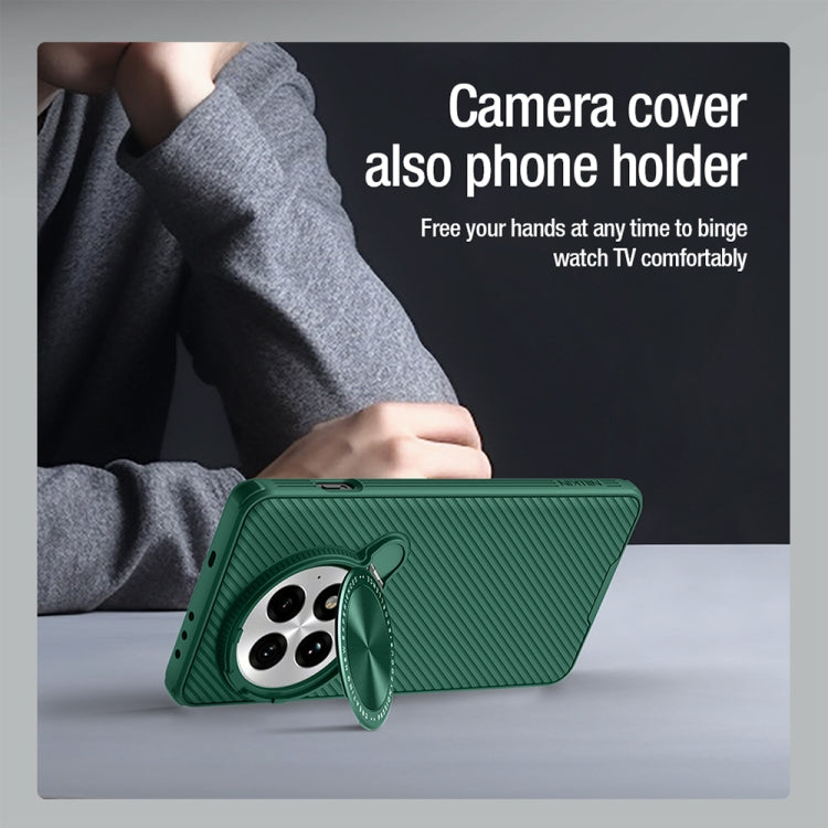 For OnePlus 13 NILLKIN Black Mirror Prop CD Texture Mirror Phone Case(Green) - OnePlus Cases by NILLKIN | Online Shopping UK | buy2fix