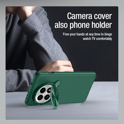 For OnePlus 13 NILLKIN Black Mirror Prop CD Texture Mirror Phone Case(Green) - OnePlus Cases by NILLKIN | Online Shopping UK | buy2fix