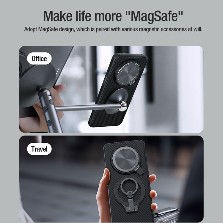 For Huawei Mate 70 NILLKIN CamShield Prop MagSafe Magnetic PC Phone Case(Black) - Huawei Cases by NILLKIN | Online Shopping UK | buy2fix