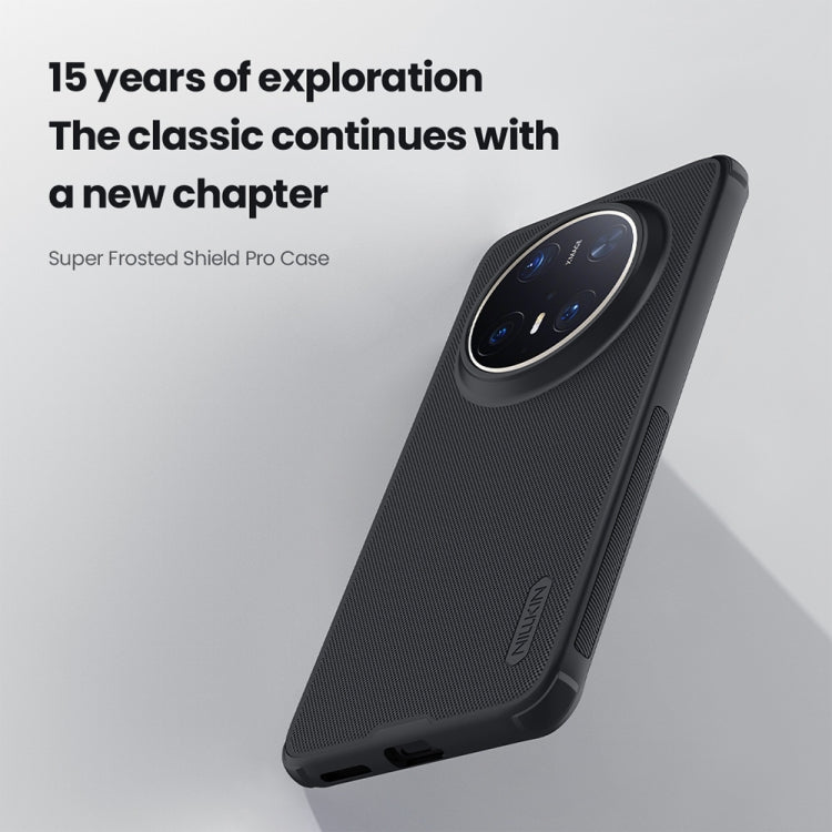 For Huawei Mate 70 Pro / 70 Pro+ NILLKIN Frosted Shield Pro PC + TPU Phone Case(Black) - Huawei Cases by NILLKIN | Online Shopping UK | buy2fix