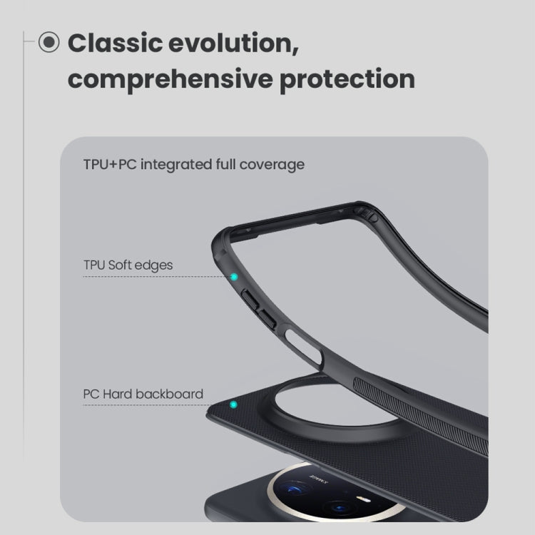 For Huawei Mate 70 Pro / 70 Pro+ NILLKIN Frosted Shield Pro PC + TPU Phone Case(Black) - Huawei Cases by NILLKIN | Online Shopping UK | buy2fix