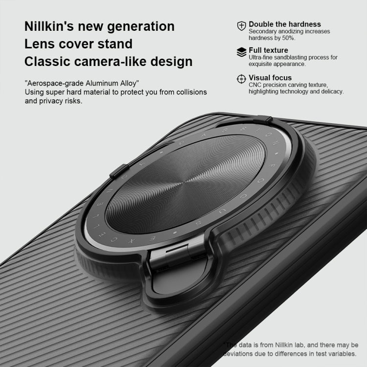For Huawei Mate 70 NILLKIN CamShield Prop Translucent PC Phone Case(Black) - Huawei Cases by NILLKIN | Online Shopping UK | buy2fix