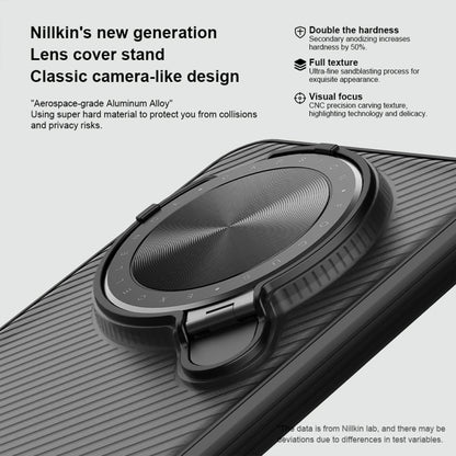 For Huawei Mate 70 NILLKIN CamShield Prop Translucent PC Phone Case(Black) - Huawei Cases by NILLKIN | Online Shopping UK | buy2fix