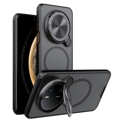 For Huawei Mate 70 NILLKIN CamShield Prop MagSafe Magnetic Translucent PC Phone Case(Black) - Huawei Cases by NILLKIN | Online Shopping UK | buy2fix
