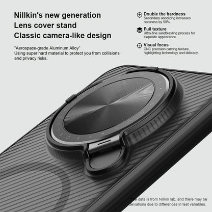 For Huawei Mate 70 NILLKIN CamShield Prop MagSafe Magnetic Translucent PC Phone Case(Black) - Huawei Cases by NILLKIN | Online Shopping UK | buy2fix