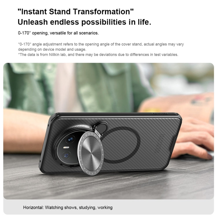 For Huawei Mate 70 NILLKIN CamShield Prop MagSafe Magnetic Translucent PC Phone Case(Black) - Huawei Cases by NILLKIN | Online Shopping UK | buy2fix
