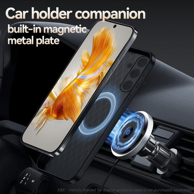For Samsung Galaxy S25 5G Litchi Leather Magnetic Full Coverage Shockproof Phone Case(Black) by buy2fix