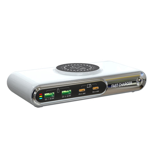 F9A 6 in 1 72W Multifunctional Smart Charger with LED Ambient Light, Plug:EU Plug - Multifunction Charger by buy2fix | Online Shopping UK | buy2fix
