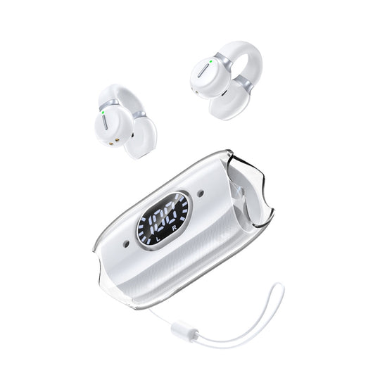 awei TZ7 Clip-on Wireless Bluetooth Earphone(White)
