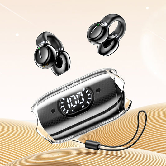 awei TZ7 Clip-on Wireless Bluetooth Earphone(White) - Bluetooth Earphone by awei | Online Shopping UK | buy2fix