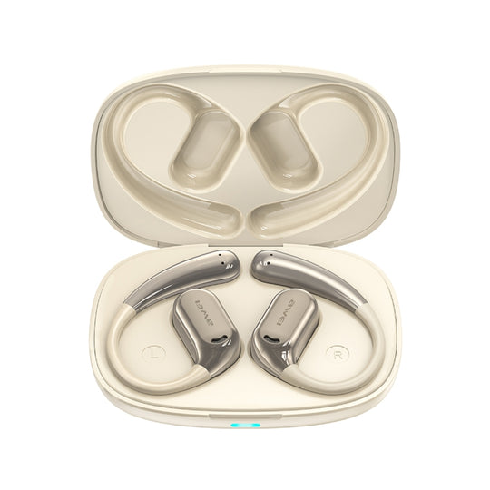 awei TZ8 OWS Open Wireless Bluetooth Earphone(Beige)