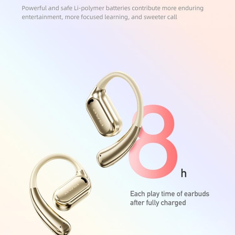 awei TZ8 OWS Open Wireless Bluetooth Earphone(Black) - Bluetooth Earphone by awei | Online Shopping UK | buy2fix