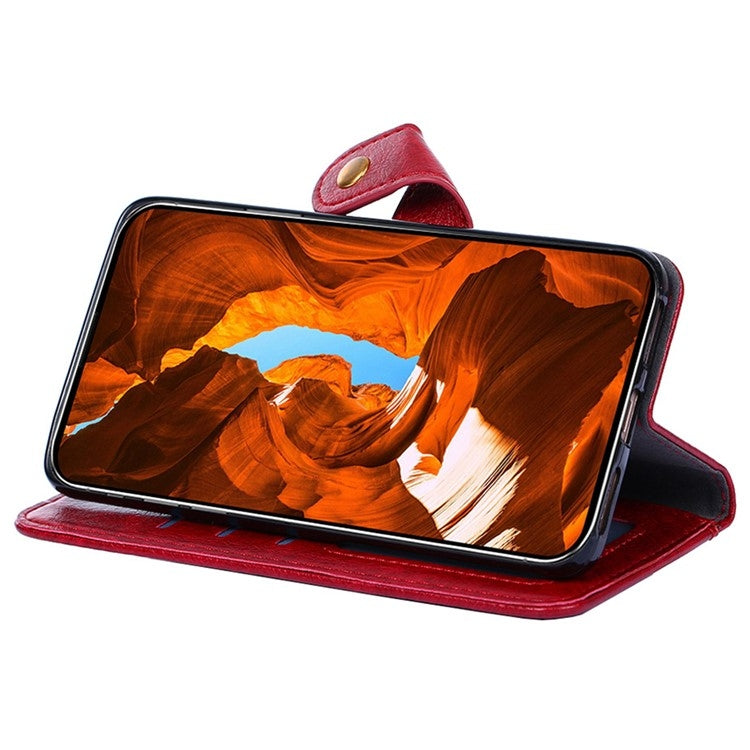 For Samsung Galaxy S25 5G Zipper Bag Leather Phone Case(Red) by buy2fix