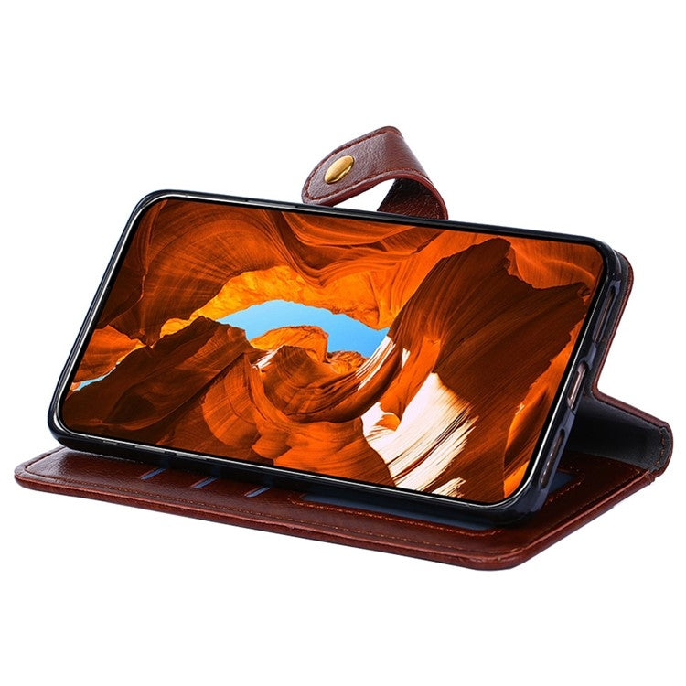 For Samsung Galaxy S25+ 5G Zipper Bag Leather Phone Case(Brown) by buy2fix