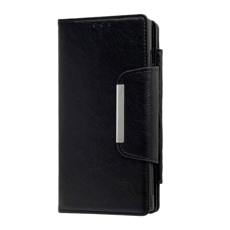 For Samsung Galaxy S25 Ultra 5G Multifunctional 7-Card Wallet Leather Phone Case(Black) by buy2fix