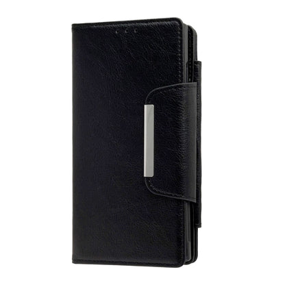 For Samsung Galaxy S25 Ultra 5G Multifunctional 7-Card Wallet Leather Phone Case(Black) by buy2fix