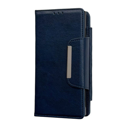 For Samsung Galaxy S25+ 5G Multifunctional 7-Card Wallet Leather Phone Case(Royal Blue) by buy2fix