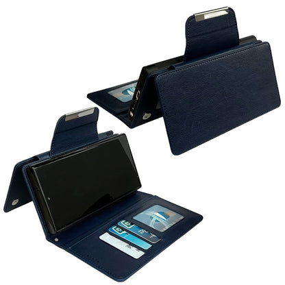 For Samsung Galaxy S25+ 5G Multifunctional 7-Card Wallet Leather Phone Case(Royal Blue) by buy2fix