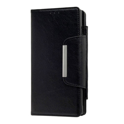 For Samsung Galaxy S25 5G Multifunctional 7-Card Wallet Leather Phone Case(Black) by buy2fix