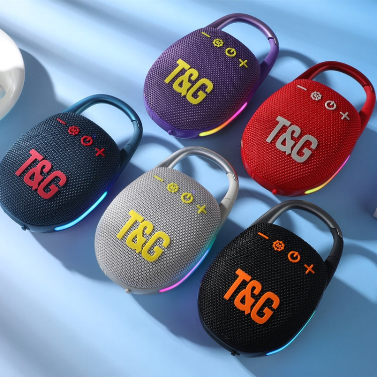 T&G TG447 Mini Portable Outdoor Sports Bluetooth Speaker(Red) - Desktop Speaker by T&G | Online Shopping UK | buy2fix