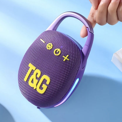 T&G TG447 Mini Portable Outdoor Sports Bluetooth Speaker(Purple) - Desktop Speaker by T&G | Online Shopping UK | buy2fix