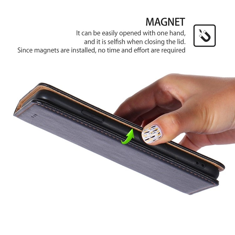 For Samsung Galaxy S25+ 5G Gloss Oil Solid Color Magnetic Leather Phone Case(Black) by buy2fix