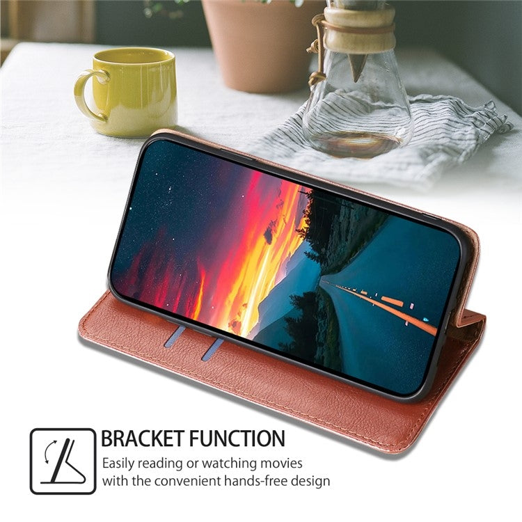 For Samsung Galaxy S25+ 5G Gloss Oil Solid Color Magnetic Leather Phone Case(Rose Gold) by buy2fix