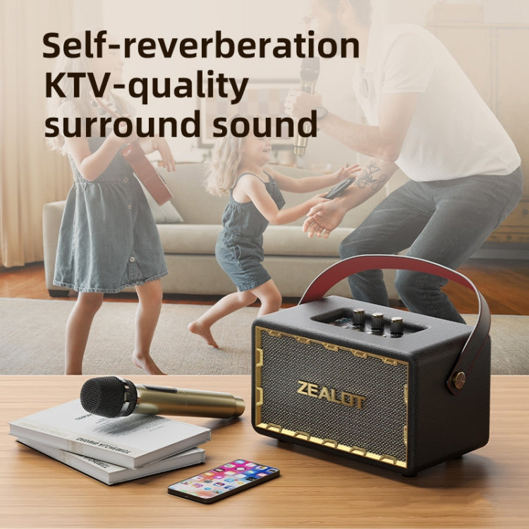 Zealot MT01M Retro Card Portable Wireless Bluetooth Speaker with Microphone(White) - Desktop Speaker by ZEALOT | Online Shopping UK | buy2fix