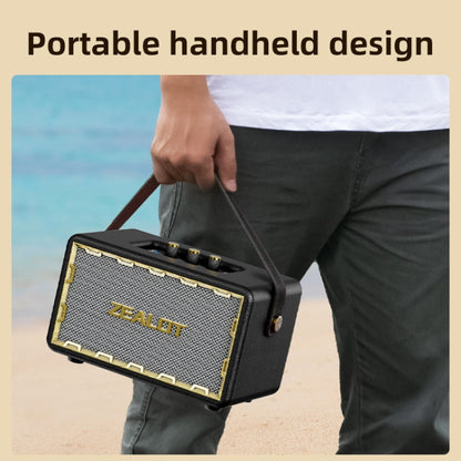 Zealot MT01M Retro Card Portable Wireless Bluetooth Speaker with Dual Microphones(White) - Desktop Speaker by ZEALOT | Online Shopping UK | buy2fix
