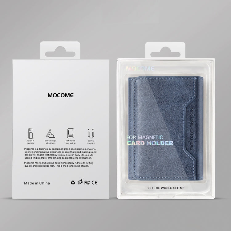 Pindun Multifunctional MagSafe Magnetic Wallet Card Bag Case With Retail Box(Royal Blue) - Adhesive Card Holders by buy2fix | Online Shopping UK | buy2fix