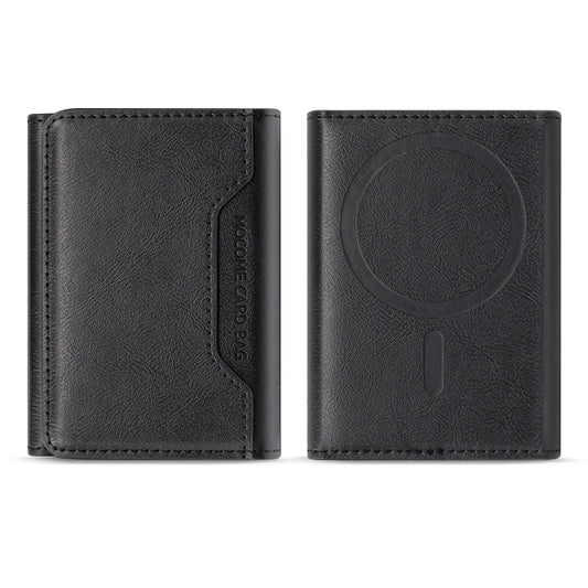 Pindun Multifunctional MagSafe Magnetic Wallet Card Bag Case With Retail Box(Black) - Adhesive Card Holders by buy2fix | Online Shopping UK | buy2fix
