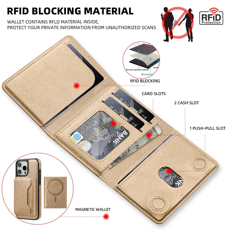 Pindun Multifunctional MagSafe Magnetic Wallet Card Bag Case With Retail Box(Green) - Adhesive Card Holders by buy2fix | Online Shopping UK | buy2fix