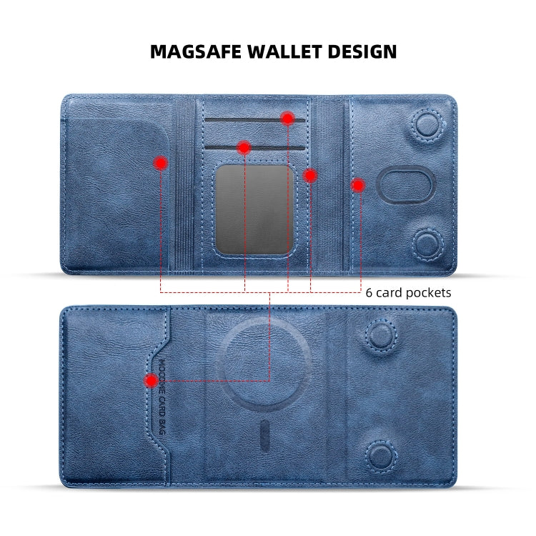 Pindun Multifunctional MagSafe Magnetic Wallet Card Bag Case With Retail Box(Brown) - Adhesive Card Holders by buy2fix | Online Shopping UK | buy2fix