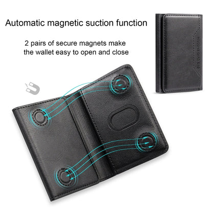 Pindun Multifunctional MagSafe Magnetic Wallet Card Bag Case With Retail Box(Brown) - Adhesive Card Holders by buy2fix | Online Shopping UK | buy2fix