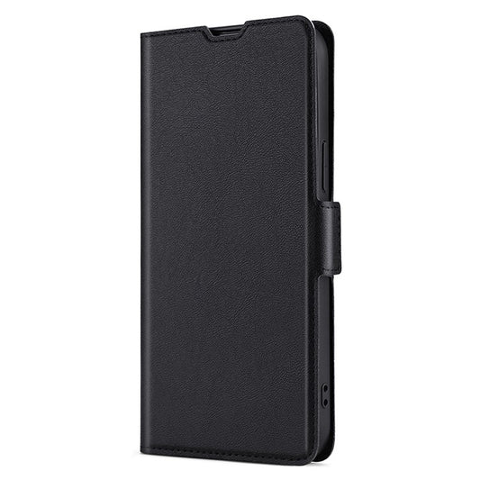 For Samsung Galaxy S25+ 5G Ultra-thin Voltage Side Buckle Horizontal Flip Leather Phone Case(Black) by buy2fix