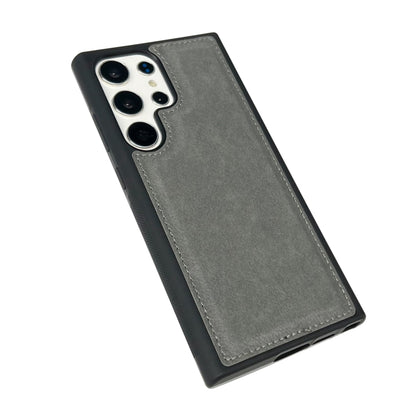 For Samsung Galaxy S25 5G Cowhide Texture Back Cover Phone Case(Grey) by buy2fix