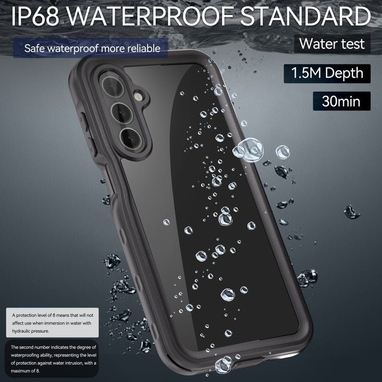 For Samsung Galaxy A16 5G / 4G RedPepper IP68 Waterproof PC Hybrid TPU Phone Case(Black) - Galaxy Phone Cases by RedPepper | Online Shopping UK | buy2fix