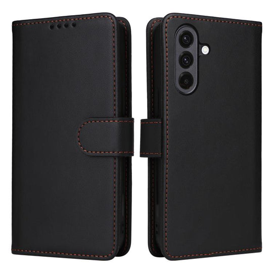 For Galaxy A36 5G BETOPNICE BN-005 2 in 1 Detachable Imitate Genuine Leather Phone Case(Black)