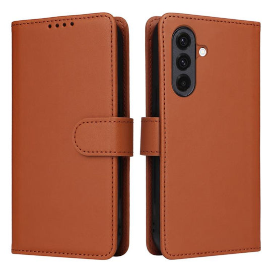 For Galaxy A36 5G BETOPNICE BN-005 2 in 1 Detachable Imitate Genuine Leather Phone Case(Brown)