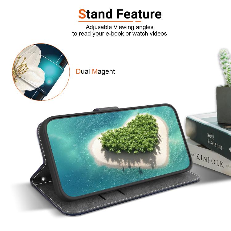 For iPhone 16e Crystal Texture Colored Drawing Leather Phone Case(Magnolia) - iPhone 16e Cases by buy2fix | Online Shopping UK | buy2fix