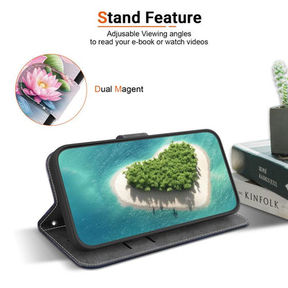 For iPhone 16e Crystal Texture Colored Drawing Leather Phone Case(Lotus) - iPhone 16e Cases by buy2fix | Online Shopping UK | buy2fix