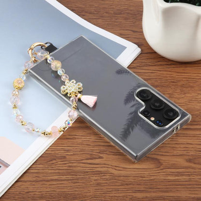 True Lover Knot Bead Chain Anti-Lost Phone Short Lanyard(Red) - Lanyards & Wrist Straps by buy2fix | Online Shopping UK | buy2fix