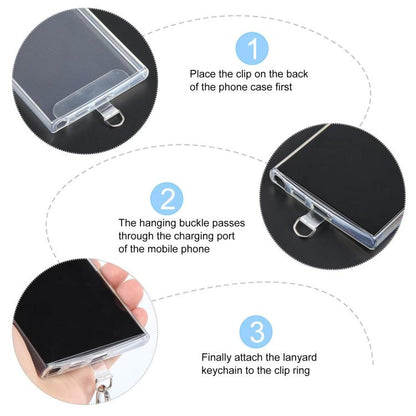 Spiral Bead Chain Phone Anti-lost Short Lanyard(Pink) - Lanyards & Wrist Straps by buy2fix | Online Shopping UK | buy2fix